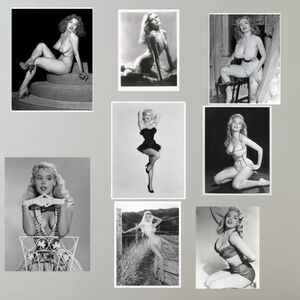 Vintage Pinup Sexy unFramed Photos 50s Hollywood Glamour Girls Collectio…